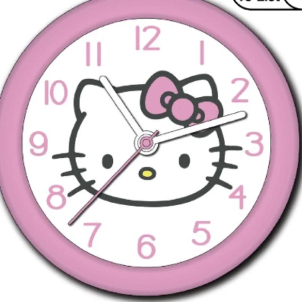 Hello Kitty 10” wall clock, New in original packaging